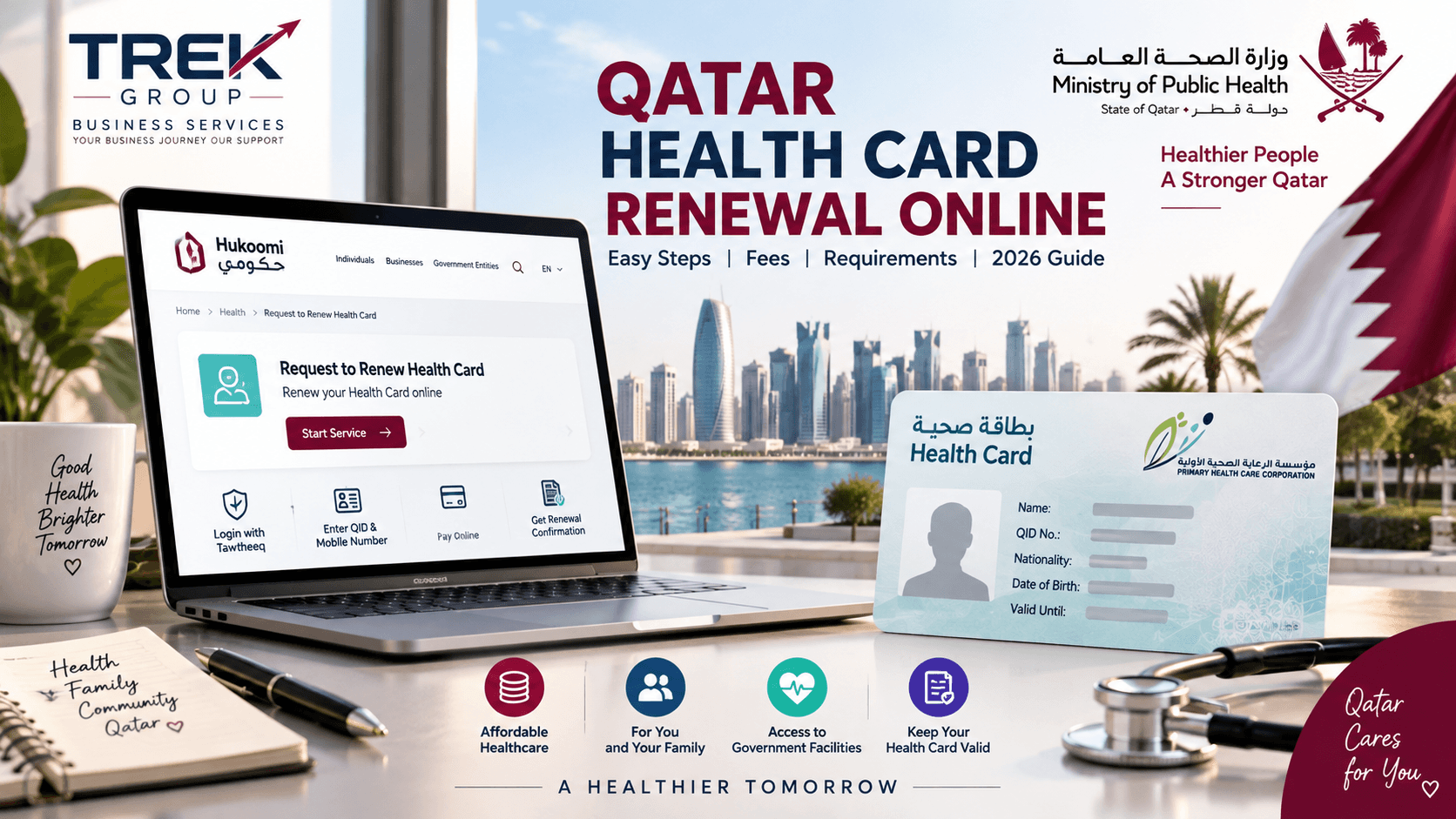 How to Renew a Health Card in Qatar Online – Fees, Requirements & New Card Guide 2026