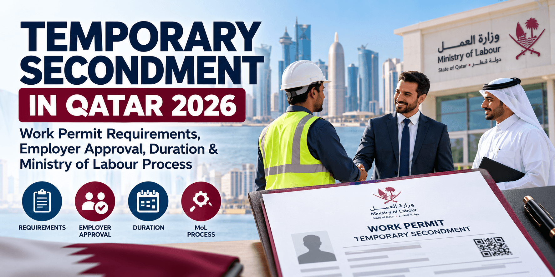 Temporary Secondment in Qatar 2026 – Work Permit Requirements, Employer Approval, Duration & Ministry of Labour Process